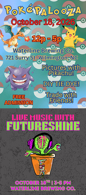 Pokéfest Market w/ Futureshine live at Waterline Brewing Company